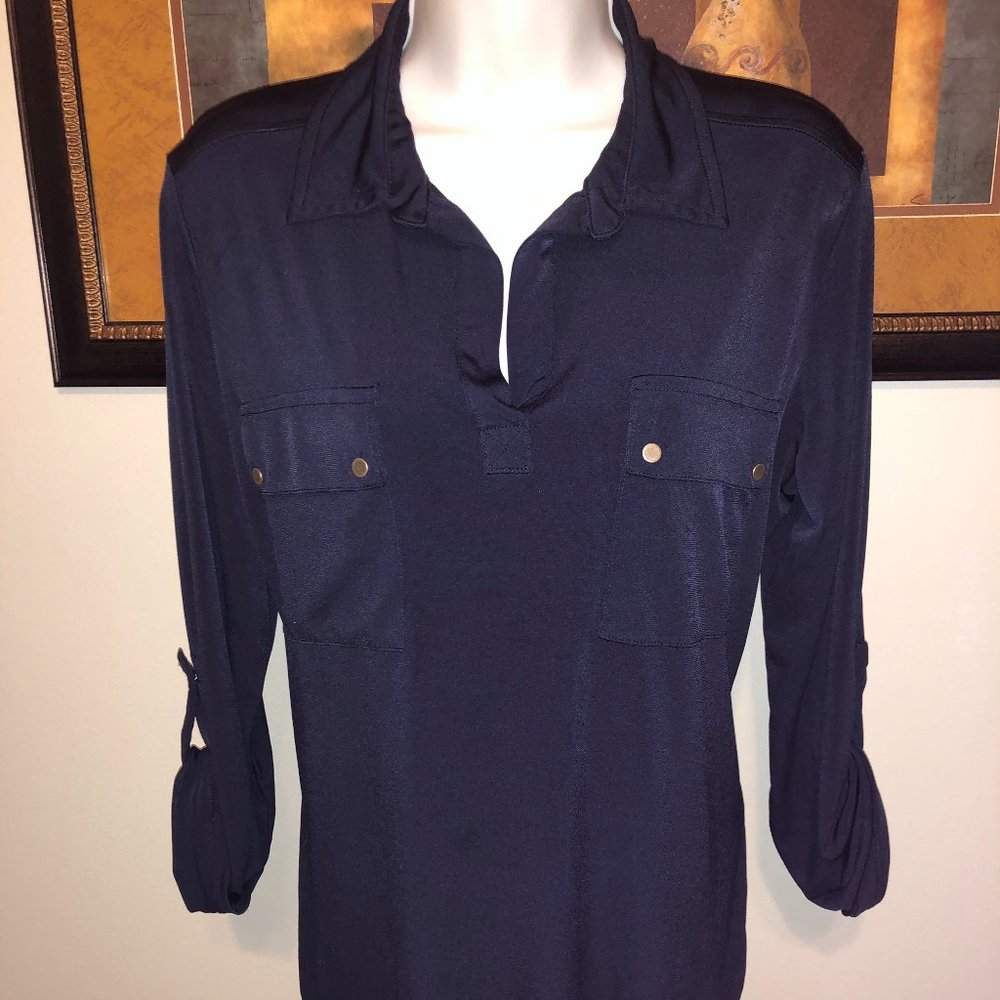 Jones New York Women's Blue Top